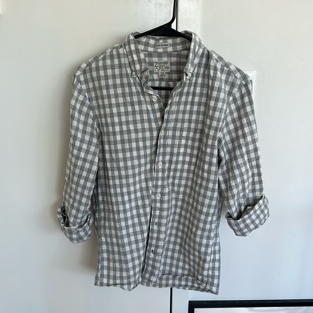 J crew slim untucked shirt (XS)